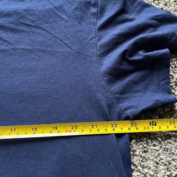 Polo Ralph Lauren Tshirt Mens XL Navy Blue Classic Fit 100% Cotton Crew Neck - Picture 4 of 4